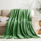 KMUSET Fleece Blanket Twin Size Emerald Lightweight Super Soft Cozy Luxury Bed Blanket Microfiber