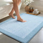 48x32 Large Bathroom Rugs Washable Non Slip, Light Blue Bath Mat for Bathroom Floor Tub, Soft Absorbent Quick Dry Mats for Shower, Bathtub,Home Decor