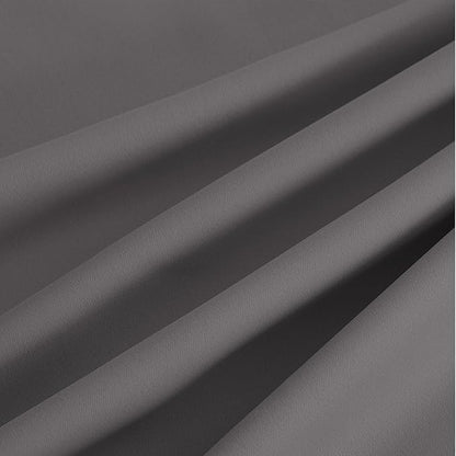 NICETOWN Blackout Curtains Grommet 2 Panels Grey Drapes 95Inches Long