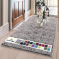 Muddy Mat® | Super Absorbent Door Mat Indoor, Microfiber Quick Dry Chenille Entryway Rug, Non-Slip Front Door Mat, Indoor Mats for Entryway, Machine Washable Pet Rug, Grey 24"x72"