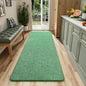 AROGAN Washable 2x6 Runner Rug for Hallway, Long Runner Rugs wtih Soft Memory Foam for Bedroom, Non Slip Backing Carpet Runners for Hallways, Kitchen, Bathroom, Entryway Home Decor, Matte Green