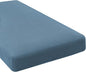H.VERSAILTEX Super Stretch Individual Chaise Cover Sectional Couch Covers for L Shaped Sofa Both Left/Right Featuring Thick Jacquard Textured Twill Fabric (1 Piece Chaise Cover, Dusty Blue)