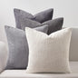 Topfinel Corduroy Throw Pillow Covers Pack of 2 Gray 16"x16" No Insert with Hidden Zipper | Decorative Cushion Covers for Fall, Halloween, Thanksgiving, Christmas