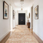 4x10 Washable Hallway Runner Rug - Wide Kitchen Runners Vintage Low Pile Carpet Soft Thin Floor Runner with Rubber Backing for Entryway Bedroom Living Room Home Decor (Brick)