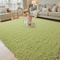 8x10 Area Rugs for Bedroom Living Room, Large Area Rug Shag Carpet Soft Plush Furry Bedside Rug, Machine Washable Area Rugs for Kids Home Decor(8 x 10, Grass Green)