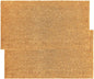 KANKUN Coco Coir Door Mat with Heavy Duty Backing, Welcome Doormat (17" x 30"), Doormat Entrance (Plain - 2Pack)