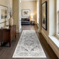 2x6 Washable Hallway Runner Rug - Non Slip Kitchen Runner Rugs with Rubber Backing Vintage Low-Pile Carpet Runners for Entryway Dining Room Laundry Room Home Decor (Distessed Grey)