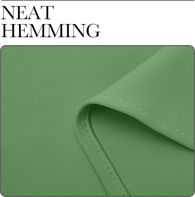 NICETOWN Froest Green Blackout Curtains 78 inches Length for Bedroom, 2 Panels, 42" Wide, Thermal Insulated Decoration Drapes for Office Window