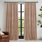 RYB HOME Blush Velvet Curtains 72 inches with Hook Belt, Soft Fabric Room Darkening Thermal Insulated Luxurious Home Decor Curtains for Living Room Bedroom, W 52" x L 72", 2 Panels Set