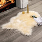 MIULEE Fluffy Rug Soft Shaggy Faux Fur Area Rug Luxury Plush Sheepskin Carpet for Bedroom Living Room Sofa Chair 2 x 3 Feet, Light Yellow