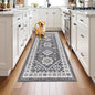 HEBE Washable Kitchen Rugs Runner 2'x 5', Non Slip Hallway Runner Rug, Low Pile Entryway Rug Laundry Room Mat Kitchen Carpet Runners for Hallways, Bathroom, Laundry, Bedside Rug