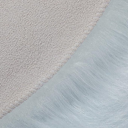 linmopm Faux Fur Rug Sheepskin Shag Fluffy Fuzzy White 2x3 ft Small Rugs for Bedroom Bedside Bed Floor Living Room Plush High-Density Cushion Carpet Super Sofa Cover