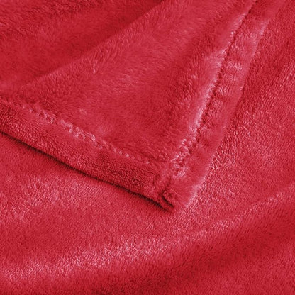 BEDELITE Big Fleece Blanket 120" x 120" (10' x 10'), Super Soft Fluffy Fuzzy Oversized King for Bed, Couch, Sofa, Camping, Extra Large Blanket Fits Your Whole Family, Red
