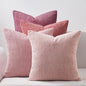 Topfinel Pink Throw Pillows Covers 20x20 Inch Set of 4,Farmhouse Corduroy Decorative Cushion Case,Valentine's Day Pillow Case for Bedroom Couch Sofa Living Room,Spring Home Decor