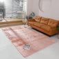 linmopm Faux Fur Rug Sheepskin Shag Fluffy Fuzzy 6x9 ft Pink Rugs for Bedroom Bedside Bed Floor Living Room Plush Rectangle High-Density Cushion Carpet Super Sofa Cover