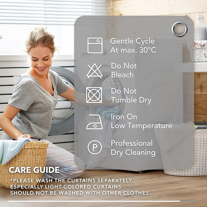 Deconovo Blackout Curtains, Thermal Insulated, W42 x L72 2 Panels, Back Tab, Machine Washable, Room-Darkening Drapes for Bedroom/Living Room Burgundy Red