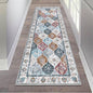 HEBE Hallway Runner Rug 2'x6' Washable Vintage Distressed Area Rugs Non Slip Laundry Rug Runner Boho Floor Carpet Runners for Hallways Entryway Laundry Room Kitchen Bathroom