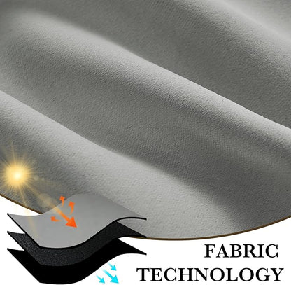 RYB HOME 100% Blackout Short Curtains for Small Window, Thermal Insulated Total Room Darkening Noise Reducing Curtains for Basement Bathroom RV Cars, 29 inches Wide by 24 inches Long, Sliver Grey