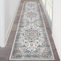 HEBE Hallway Runner Rug 2'x8' Washable Vintage Distressed Area Rugs Non Slip Laundry Rug Runner Boho Floor Carpet Runners for Hallways Entryway Laundry Room Kitchen Bathroom