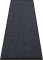 Large Indoor Outdoor Door Mat, 2' x 6' Heavy Duty Commercial Floor Mat Inside Outside Entrance, Rubber Border Doormats for Entryway, High Traffic Area, Waterproof, Low-Profile, Easy to Clean