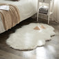 MIULEE Luxury Soft Fluffy Area Rug 3x5 Feet, Faux Fur Sheepskin Rug Decorative Plush Shaggy Carpet for Christmas Decor Bedside Sofa Floor Nursery, White