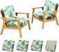 4Pcs Patio Stretch Cushion Covers,Outdoor Sofa Replacement Cover Slipcovers for Patio Furniture Cushion Covers, Washable Reusable Furniture Protector