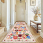 Rug for Hallways Kitchen Rug 3x7, Non Slip Washable Rugs with Rubber Backing Soft Floral Carpet Runner for Hallways, Kitchen, Laundry, Bedroom, Bathroom(3 x 7, Beige Garden)