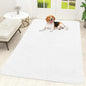 OLANLY Dog Door Mat for Muddy Paws 70x46, Absorbs Moisture and Dirt, Absorbent Non-Slip Washable Doormat, Quick Dry Chenille Mud Mat for Dogs, Entry Indoor Entryway Carpet for Inside Floor, White