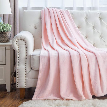 Bedsure GentleSoft Fleece Blankets King Size Pink - Valentines Blanket Soft Lightweight Plush Cozy Fuzzy Luxury Microfiber Throws, 108x90 inches