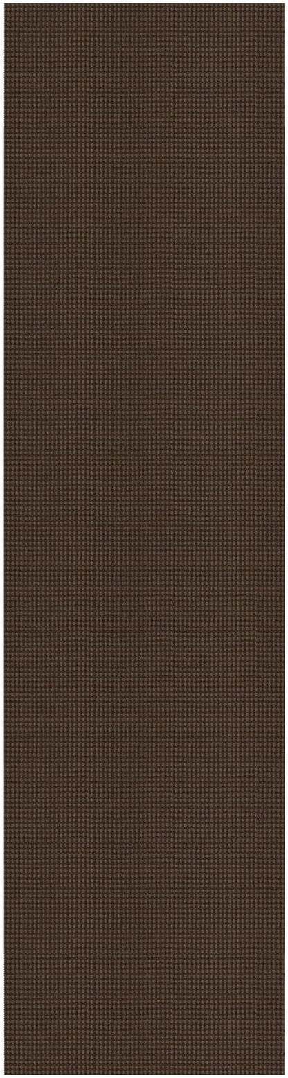 KOZYFLY Runners for Hallways 2.6x10 ft Washable Kitchen Runner Non Slip Rubber Backed Hallway Rugs Cotton Entryway Runner Rug Floor Carpet for Indoor Hall, Backdoor, Kitchen, Reddish Brown/Coffee