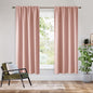 RYB HOME Bedroom Blackout Curtains 54 inches Long, 100% Blackout Thermal Insulated Noise Reducing Curtains for Living Room Nursury, 42 inches Wide by 54 inches Long, Peach Pink