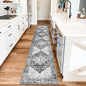 Yamaziot Washable Runner Rug, 2x10 Non-Slip Boho Vintage Hallway Rug Runner with Rubber Backing, Stain Resistant & Distressed Carpet Runner for Bedroom, Kitchen, Laundry, Entrance