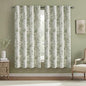 Floral Blackout Curtains Sage Green Printed Curtains Floral Blackout Curtains Farmhouse Boho Cottagecore Spring Curtains for Bedroom Modern Living Room