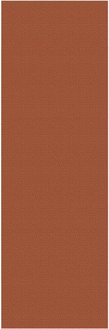KOZYFLY Runners for Hallways 3x8 ft Washable Kitchen Runner Non Slip Rubber Backed Hall Runners Cotton Entryway Runner Rugs Floor Carpet for Indoor Backdoor Bedroom Kitchen, Orange/Tan