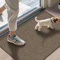 LEKEEPGO Ultra Thin Indoor Door Mat 17"x29", Low-Profile Door Mat Indoor Entrance, Non Slip Rubber Backing Inside Doormat Washable Welcome Front Entryway Dirt Trapper Entry Mat, Brown
