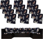 12Pcs Stretch Patio Cushion Covers,Outdoor Couch Covers Replacement,Outdoor Couch & Sofa Slipcovers,for Patio Furniture Cushion Covers,Washable Reusable Furniture Protector (Coconut Ttrees,Cover Only)