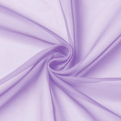 Aiyufeng Light Purple Sheer Curtain Panels Pair Sold 45 Inch Length, Light Filtering Window Curtain Drapes Treatment for Kitchen, Bedroom/Children Room, Voile Top Dual Rod Pocket, 2 Pack of 42 x 45"