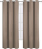 LEMOMO Cappuccino Thermal Blackout Curtains/42 x 95 Inch/Set of 2 Panels Room Darkening Curtains for Bedroom