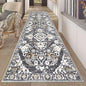 HEBE Hallway Runner Rug 2'8''x8' Washable Vintage Distressed Area Rugs Non Slip Laundry Rug Runner Boho Floor Carpet Runners for Hallways Entryway Laundry Room Kitchen Bathroom