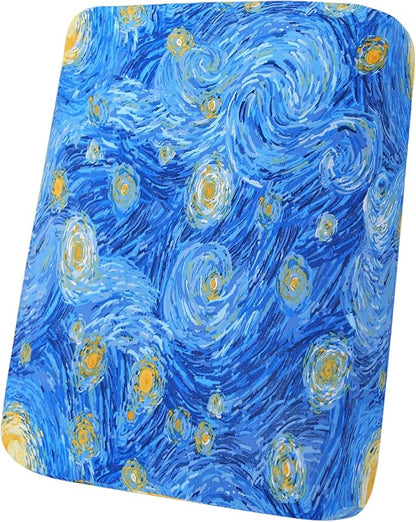 hyha Printed Couch Cushion Covers, Floral Sofa Covers Washable for Cushion Couch, Stretch Pattern Outdoor Cushion Covers for Patio Furniture with Elastic Bottom(Small, Starry Sky)