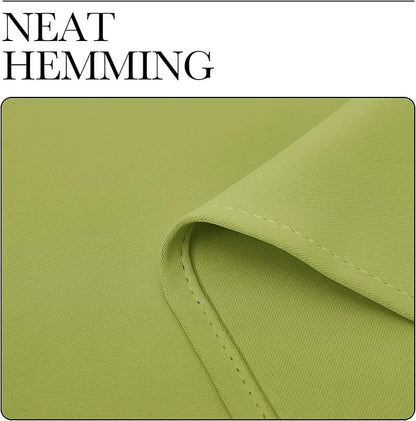NICETOWN Blackout Curtain Panels for Loft, Thermal Insulated Window Decoration Blackout Draperies/Drapes (1 Pair, 34 x 45 inches in Fresh Green)