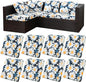 8Pcs Stretch Patio Cushion Covers,Outdoor Couch Covers Replacement,Outdoor Couch & Sofa Slipcovers,for Patio Furniture Cushion Covers,Washable Reusable urniture Protector(Chrysanthemum,8PCS)