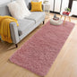 OLANLY 2x5 Machine Washable Runner Rugs for Hallway, Soft Fluffy Shaggy Bedside Rugs for Bedroom, Living Room, Indoor Floor Carpet for Kids Girls Boys, Nursery Rooms, Home Decor Aesthetic, Pale Pink