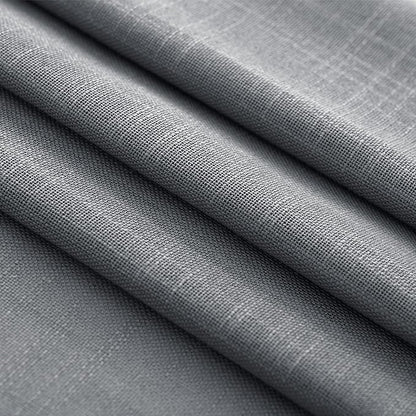 Dark Gray Curtains for Living Room Back Tab Modern Farmhouse Semi Sheer Gray Curtains 63 inches Long 2 Panels Set Muted Neutral Window Curtain for Dining Room Bedroom 52x63