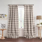 Elrene Home Fashions Farmhouse Living Grainger Buffalo-Check Room Darkening Window Curtain, Living Room and Bedroom Drape with Rod Pocket Tabs, 52" x 108", Gray, 1 Panel