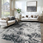 XLUEZ 6x9 Area Rugs for Living Room, Washable Modern Abstract Large Area Rug Neutral Soft Non Slip Kids Rug Stain Resistant Indoor Carpet for Bedroom Nursery Dining Room Playroom(Black, 6'x9')