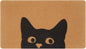 UINI Door Mat Outdoor Indoor Welcome Mats, Cute Cat Front Doormat, Non Slip Durable Entrance Rugs for Front Door, Inside Outside Entry, Porch, Resist Dirt, 17" x 30", Easy to Clean