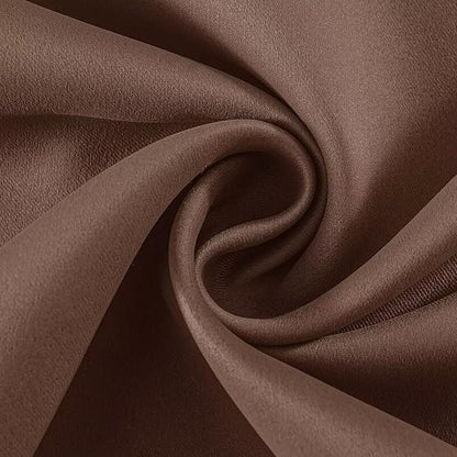 Joydeco Blackout Curtains 108 Inch Length 2 Panels Set, Thermal Insulated Long Curtains& Drapes 2 Burg, Room Darkening Grommet Drapes for Living Room Bedroom Window (W52 x L108 Inch, Brown)