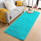 OLANLY 2x5 Machine Washable Runner Rugs for Hallway, Soft Fluffy Shaggy Bedside Rugs for Bedroom, Living Room, Indoor Floor Carpet for Kids Girls Boys, Nursery Rooms, Home Decor Aesthetic, Teal Blue