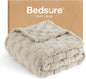 Bedsure GentleSoft Twin Blanket for Bed - Super Soft Cozy Blankets for Kids Girls, Cute Fuzzy Fleece Throws for Bedroom Couch, Neutral, 60x80 Inches